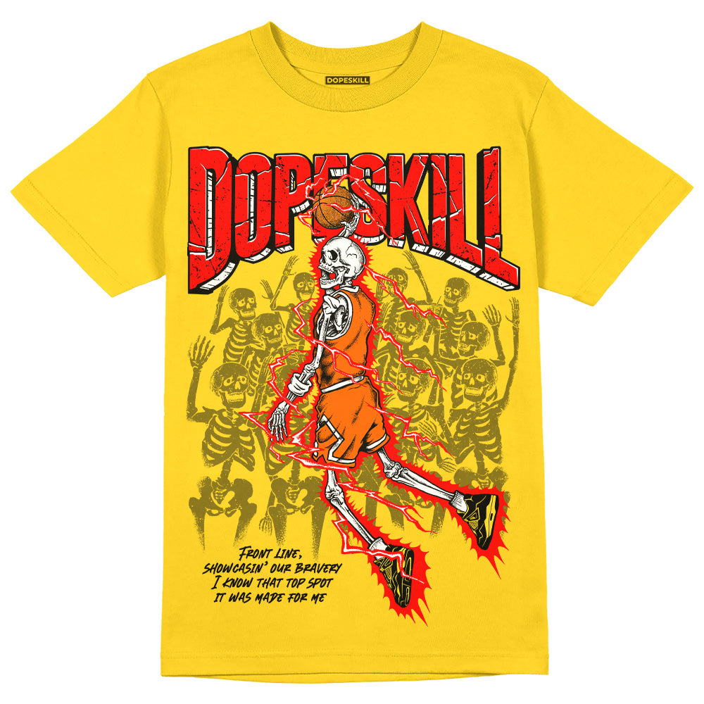 Black Tour Yellow AJ 4 Thunder DopeSkill Unisex T-Shirt Thunder Dunk Graphic