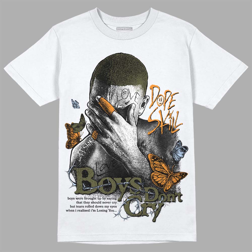 Olive 5s DopeSkill T-Shirt Boys Don't Cry Graphic