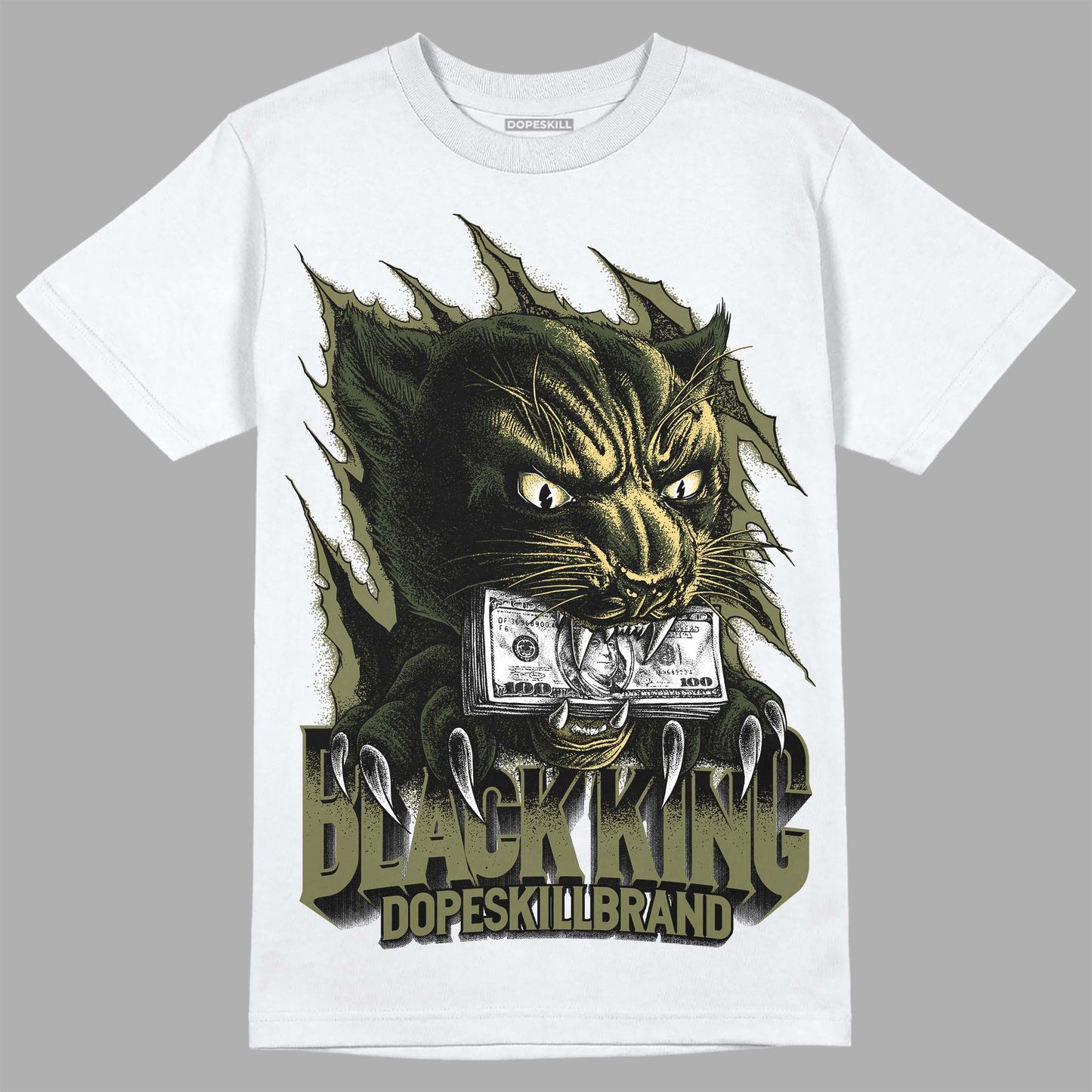 Craft Olive 4s DopeSkill T-Shirt Black King Graphic