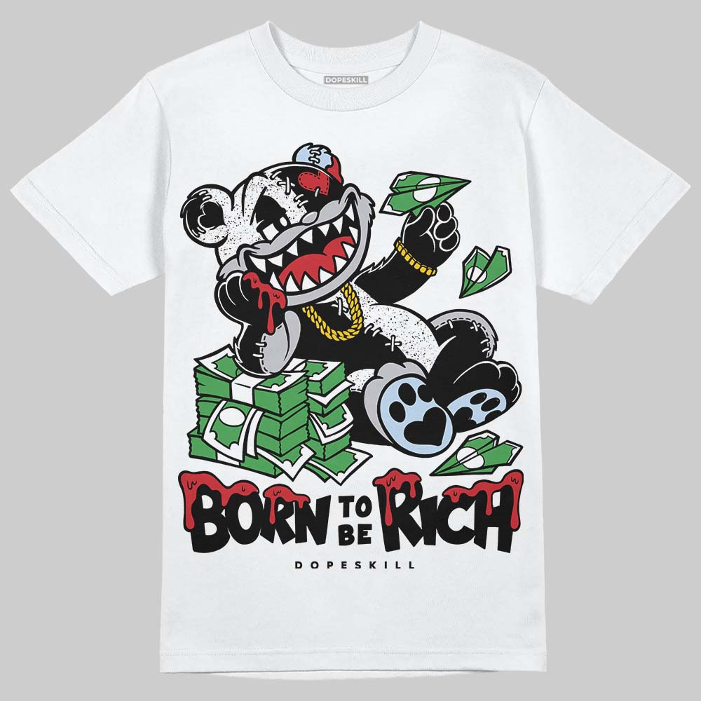 Black Metallic Reimagined 5s DopeSkill T-Shirt Born To Be Rich Graphic