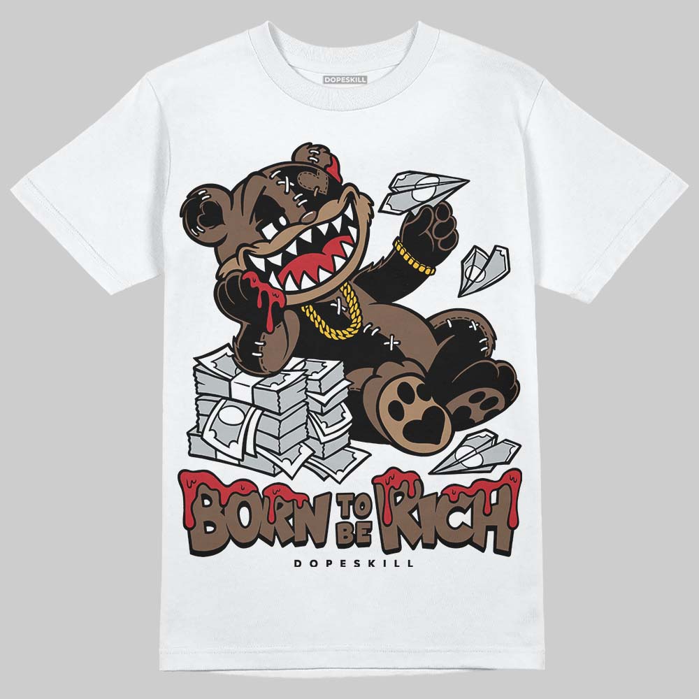 Olive 9s DopeSkill T-Shirt Born To Be Rich Graphic