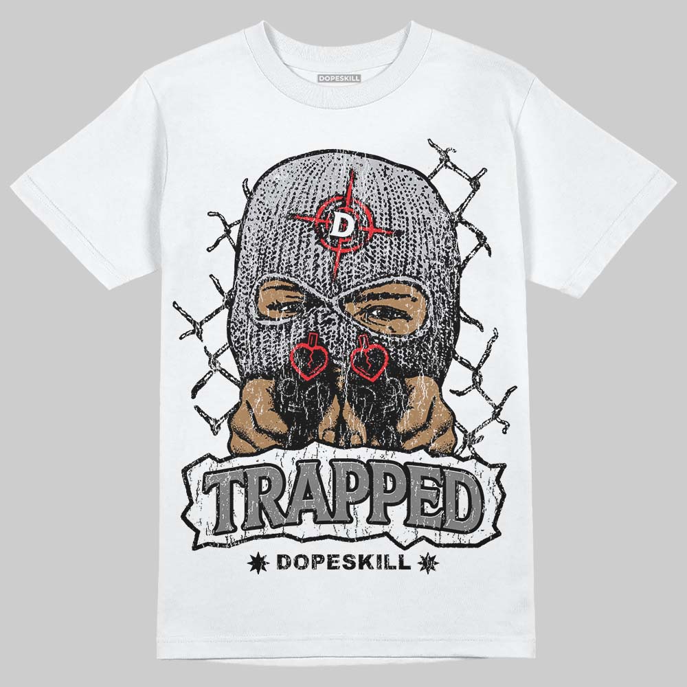 Grey Collection DopeSkill T-Shirt New Trapped Graphic