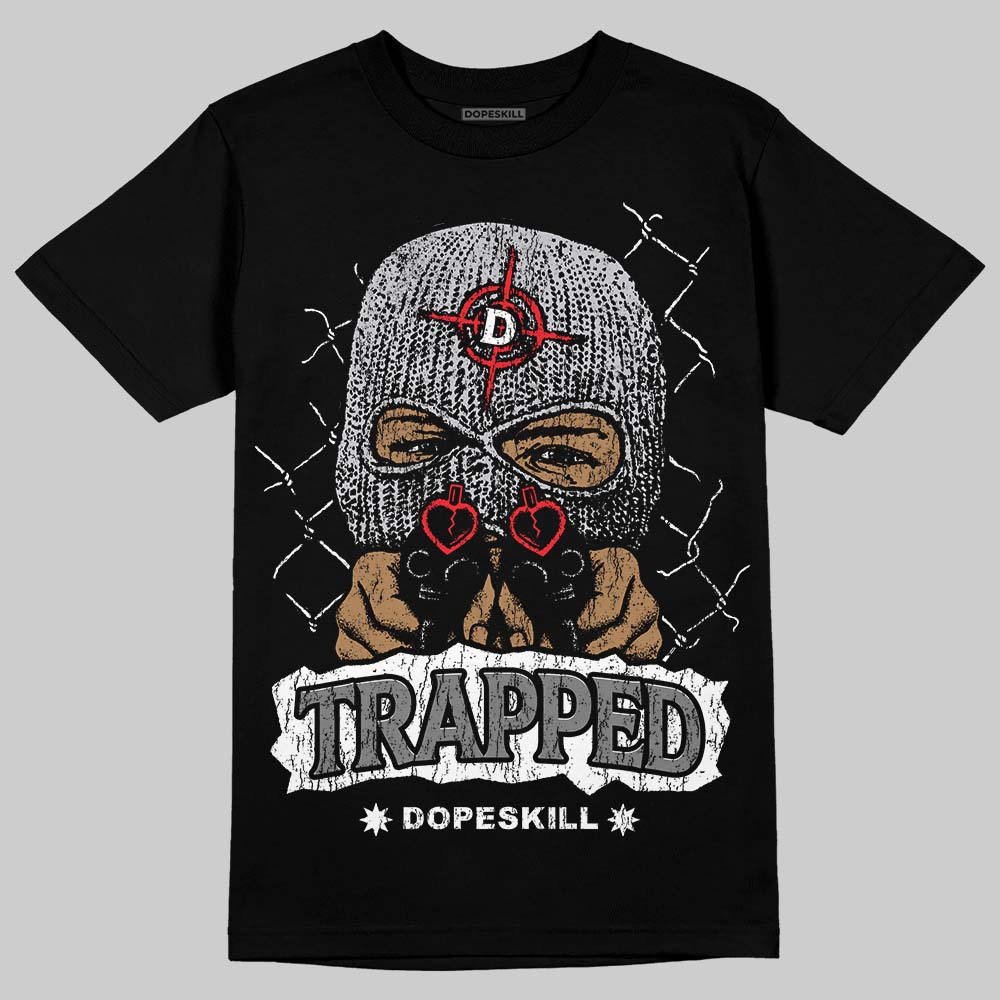 Grey Collection DopeSkill T-Shirt New Trapped Graphic