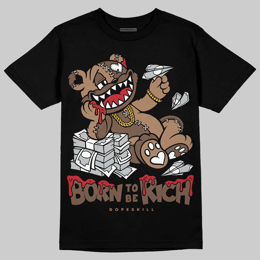 Olive 9s DopeSkill T-Shirt Born To Be Rich Graphic