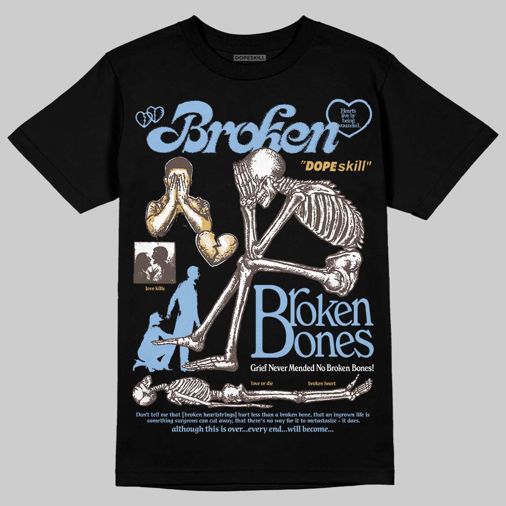 Handball Spezial Light Blue DopeSkill T-Shirt Broken Bones Graphic