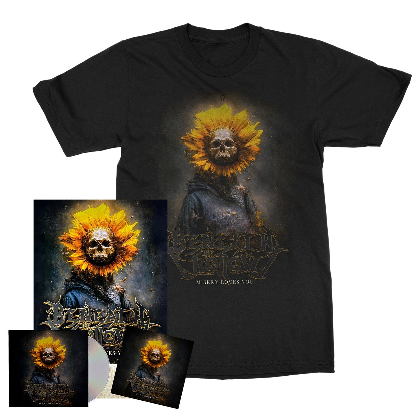 Beneath The Hollow "Misery Loves You CD/Tee Bundle" Bundle