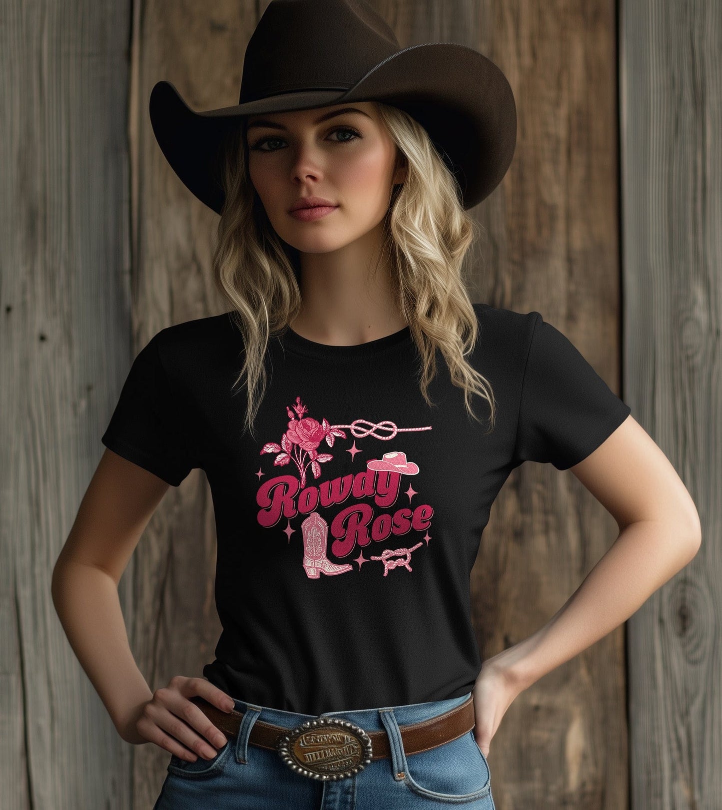 Rowdy Rose Cowboy T-Shirt