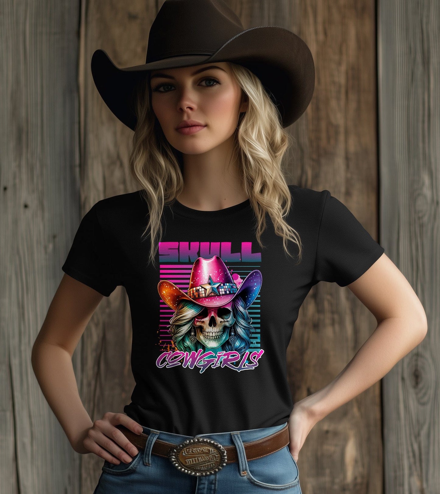 Skull Cowgirls t-shirt