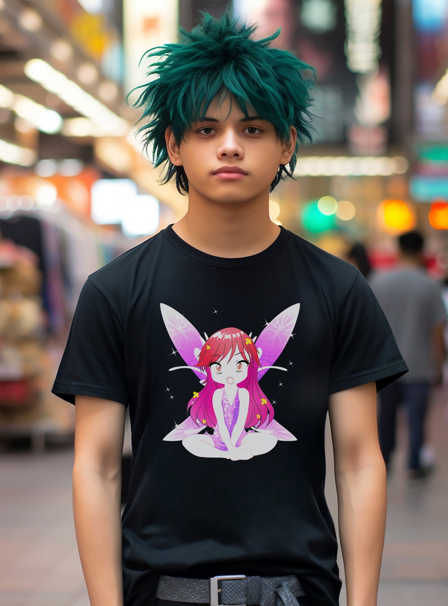 Magical Fairy Girl Long Sleeve T-Shirt