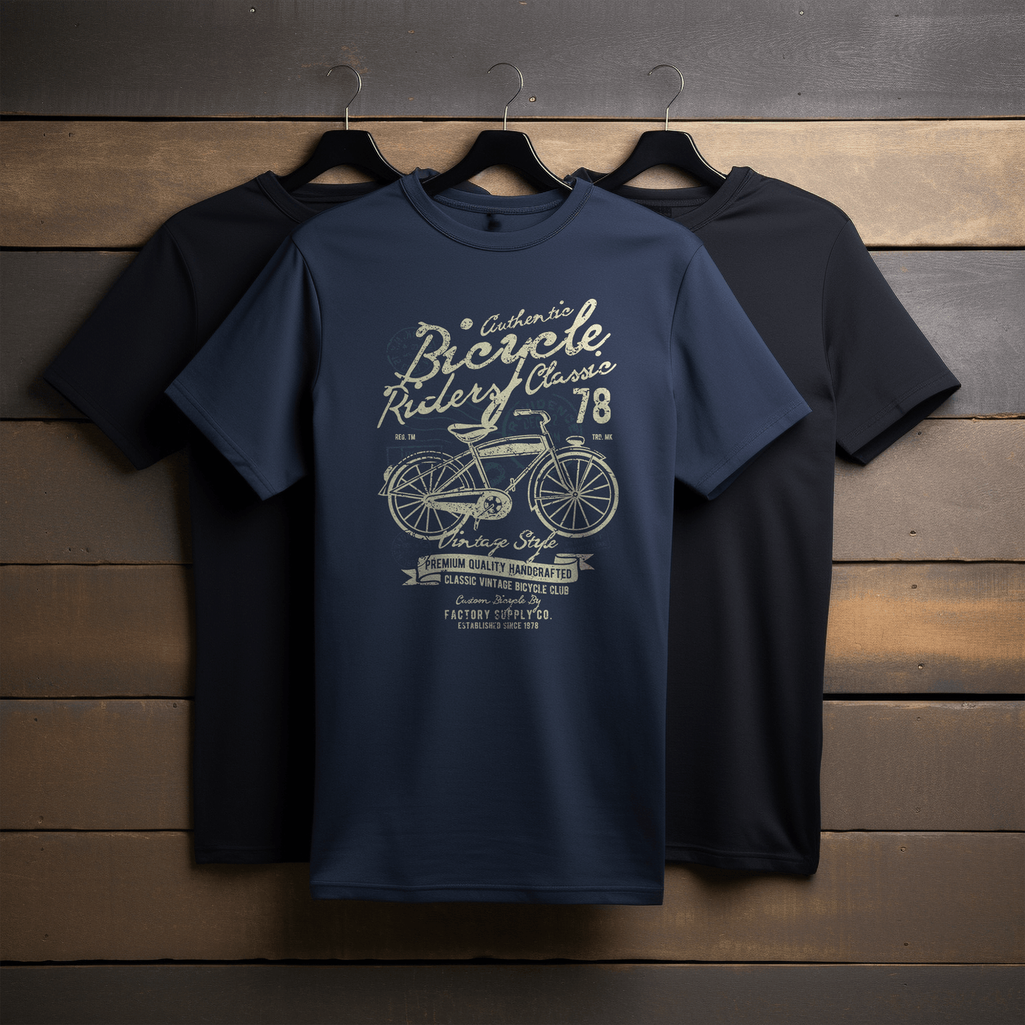 Authentic Bicycle TShirt Pedal