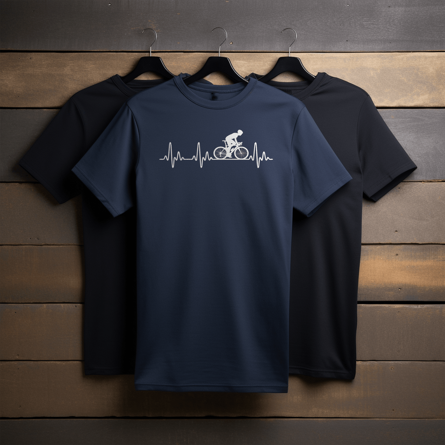 Bike Heart Beat TShirt Pedal
