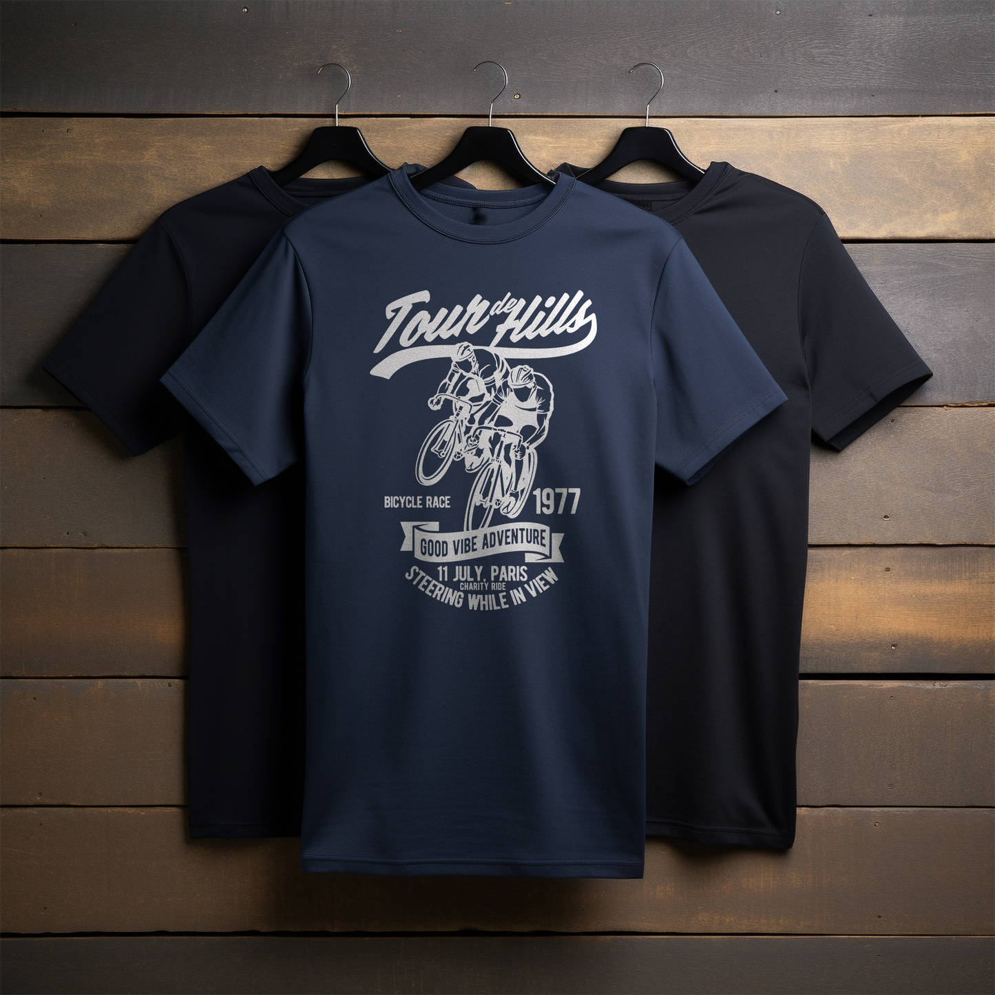 Tour De Hillsmono TShirt Pedal