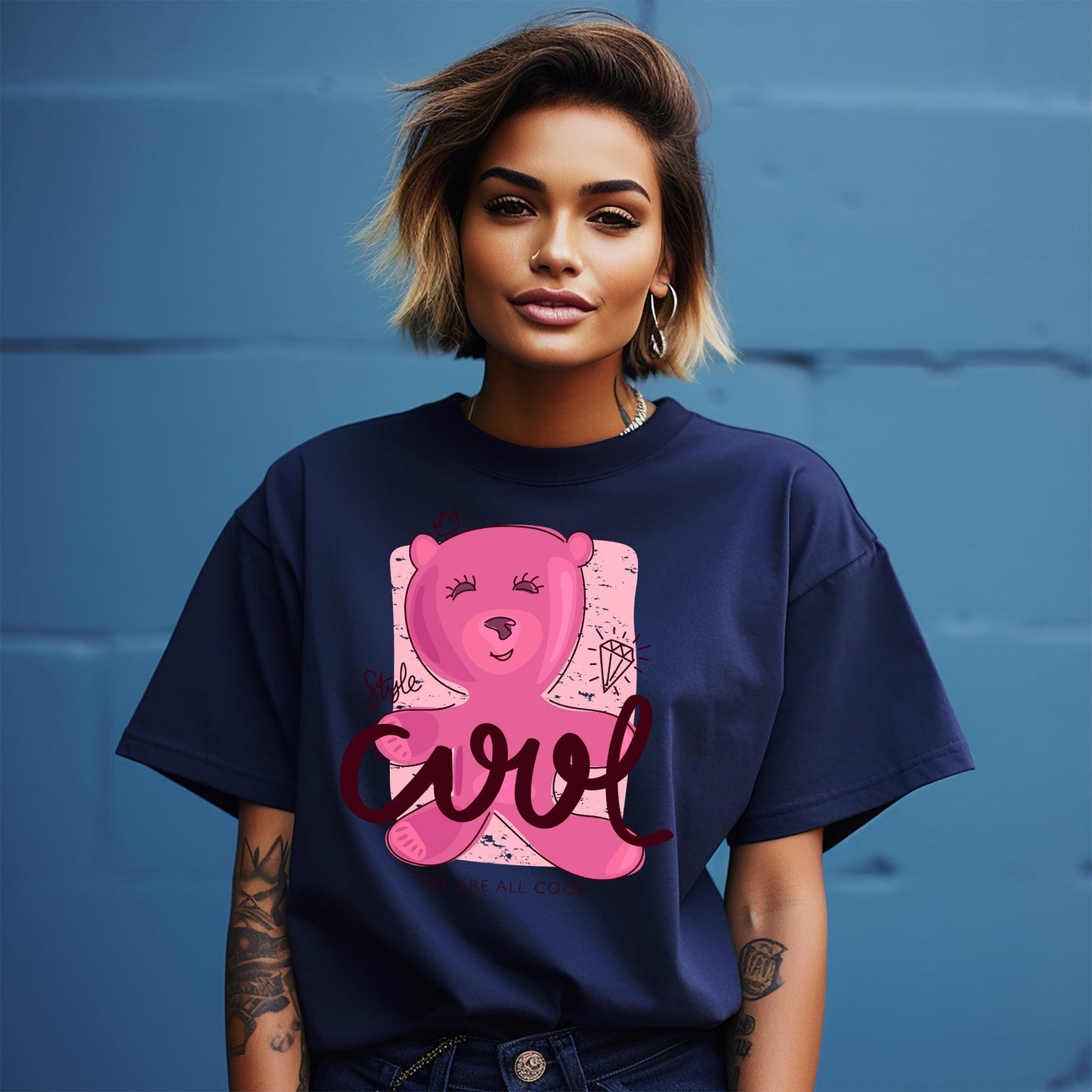 Bearstreet260 TShirt Pink Teddy