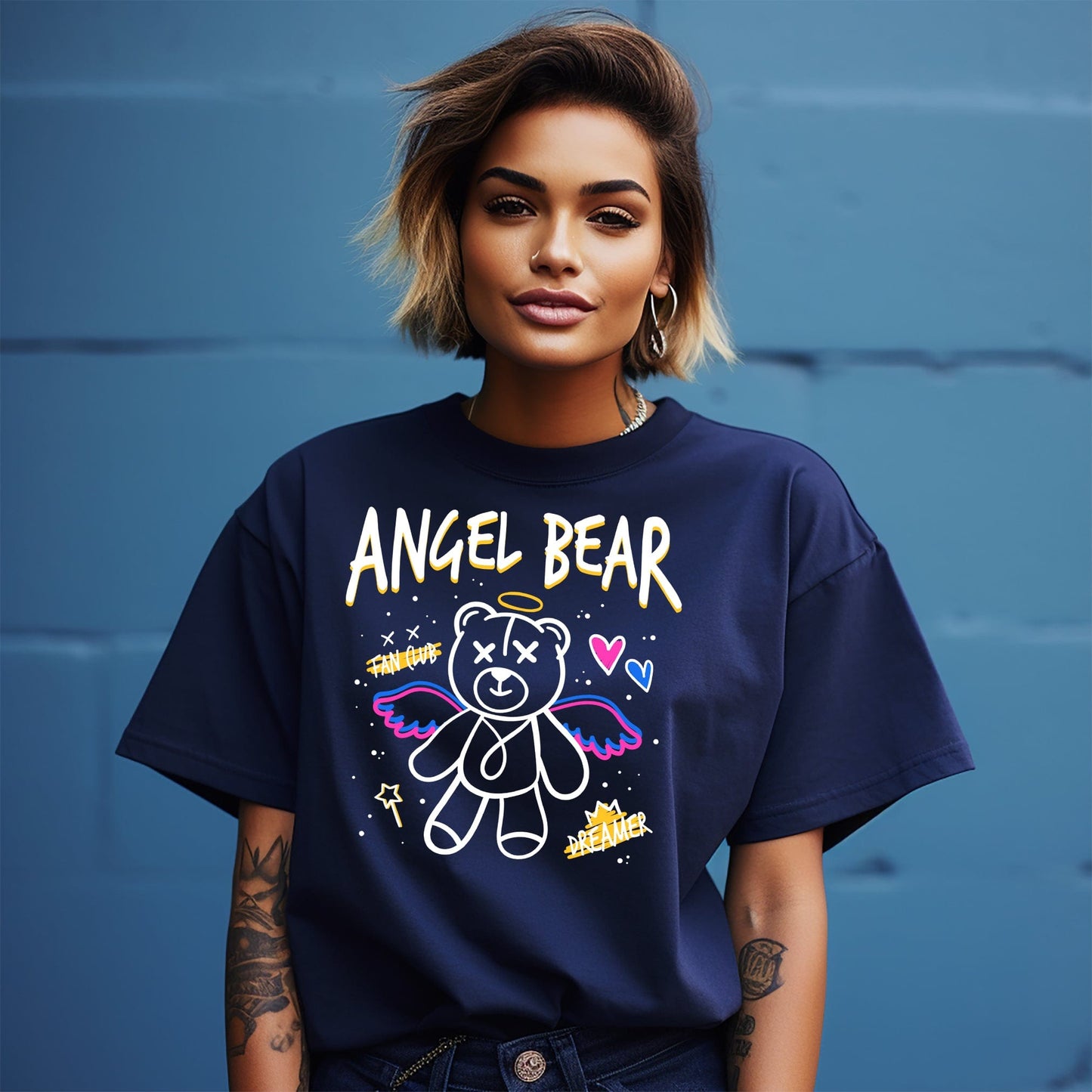 Bearstreet203 Angel Bear  T-shirt