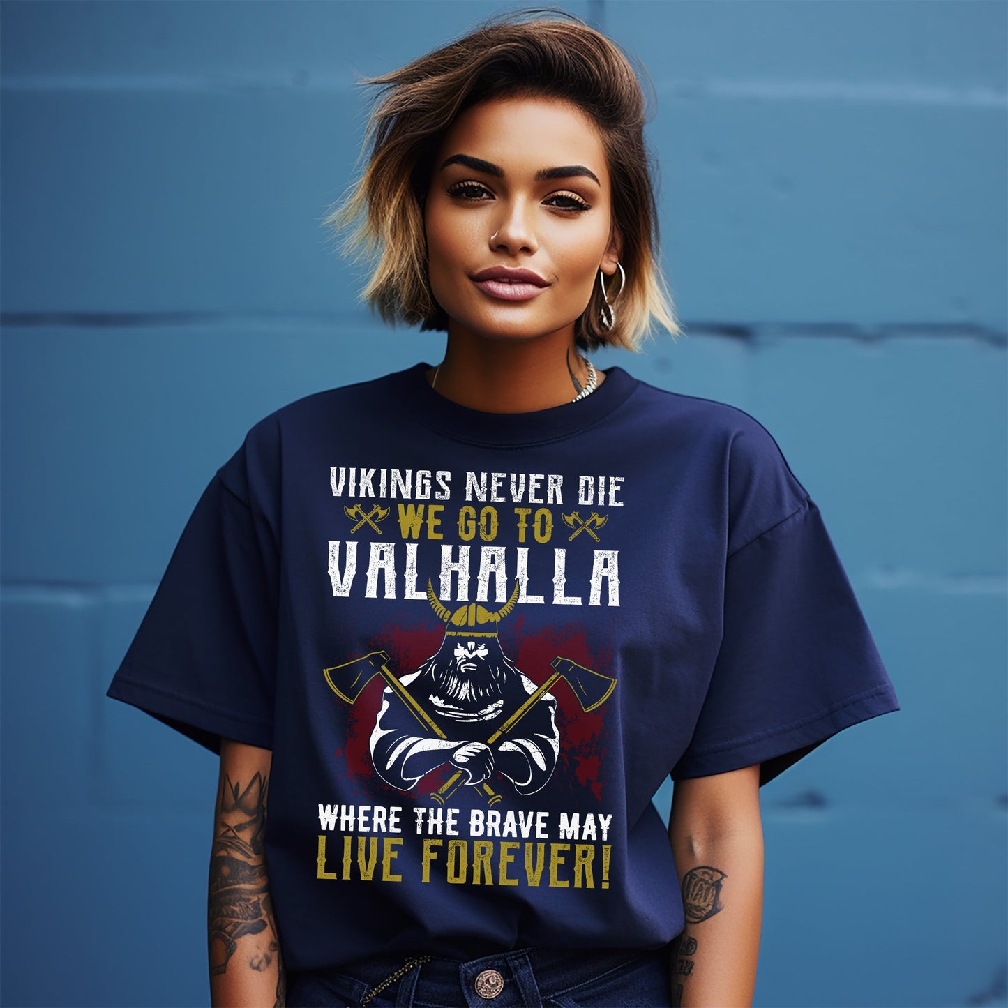 Viking Never Die We Go to T-Shirt
