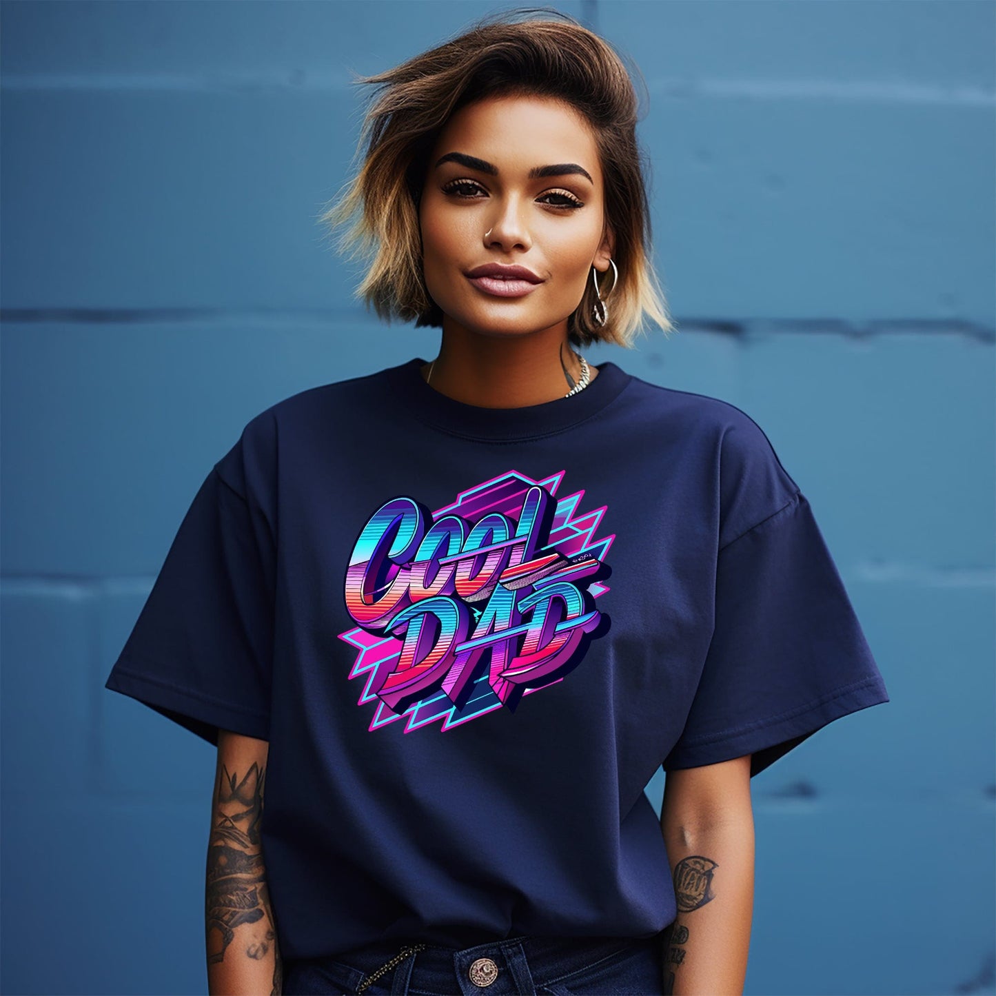 Cool Dad Retro Funny TShirt for
