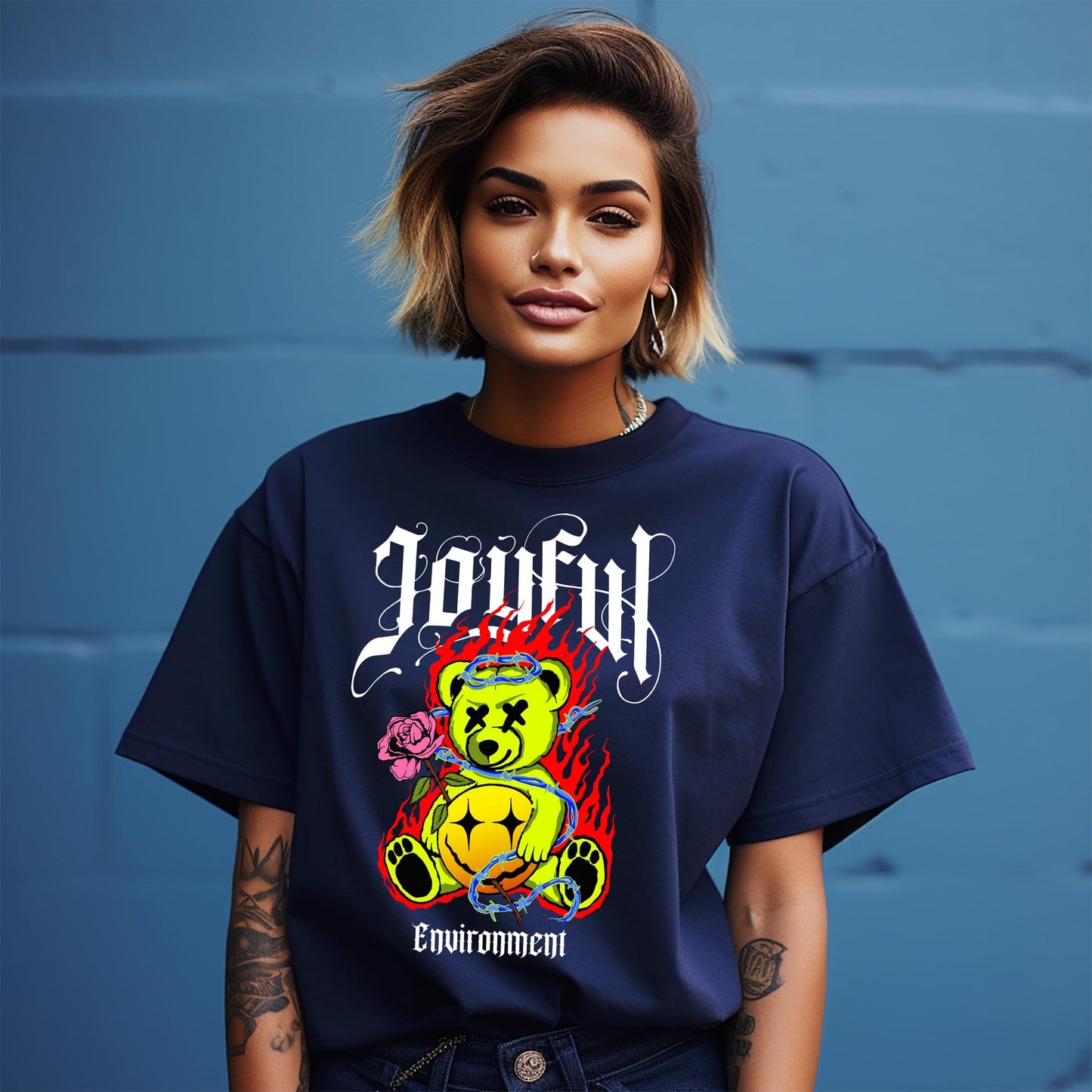 Bearstreet214 TShirt Hug Life