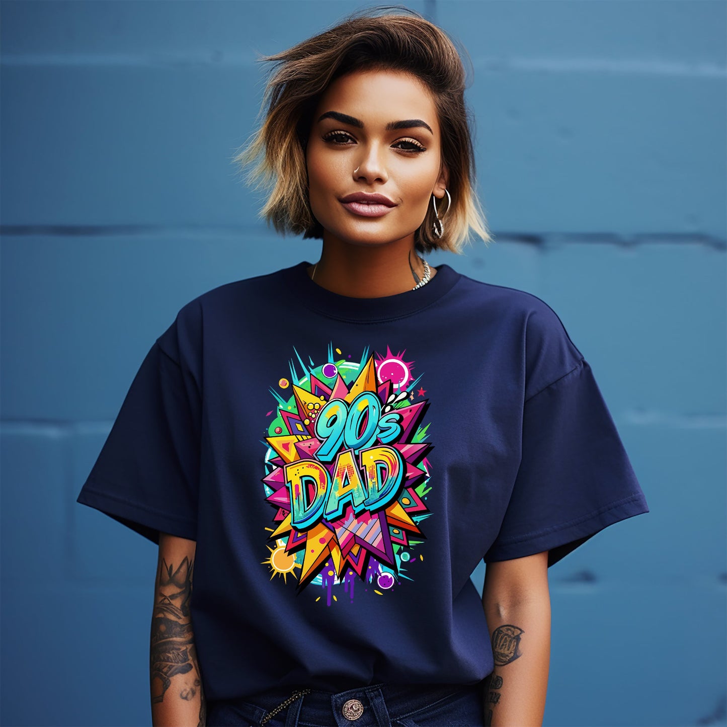 Rocking the 90's Dad Vibe Tee for