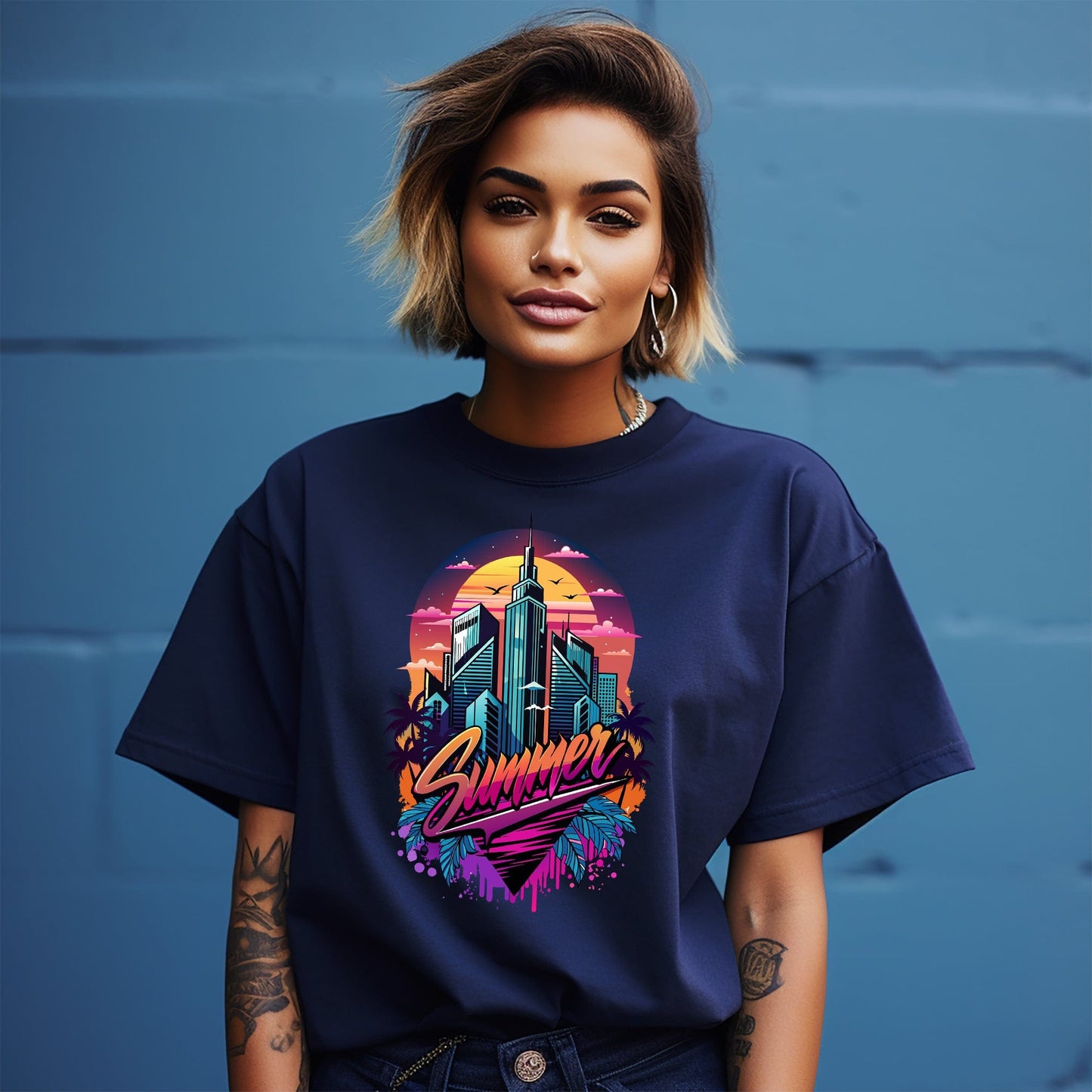 Summer_6 City Skyline TShirt