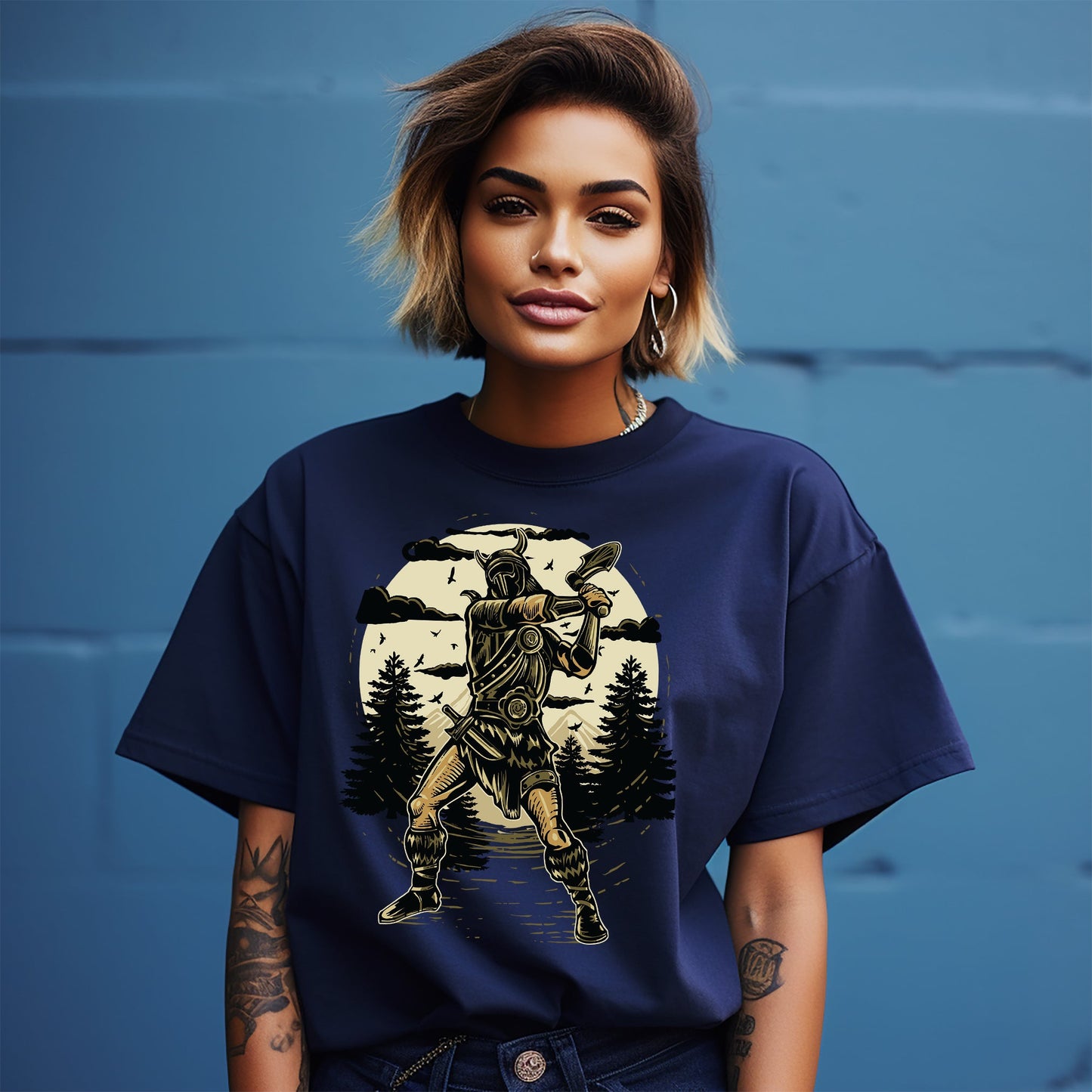 Viking Swing Axe Unleash T-Shirt