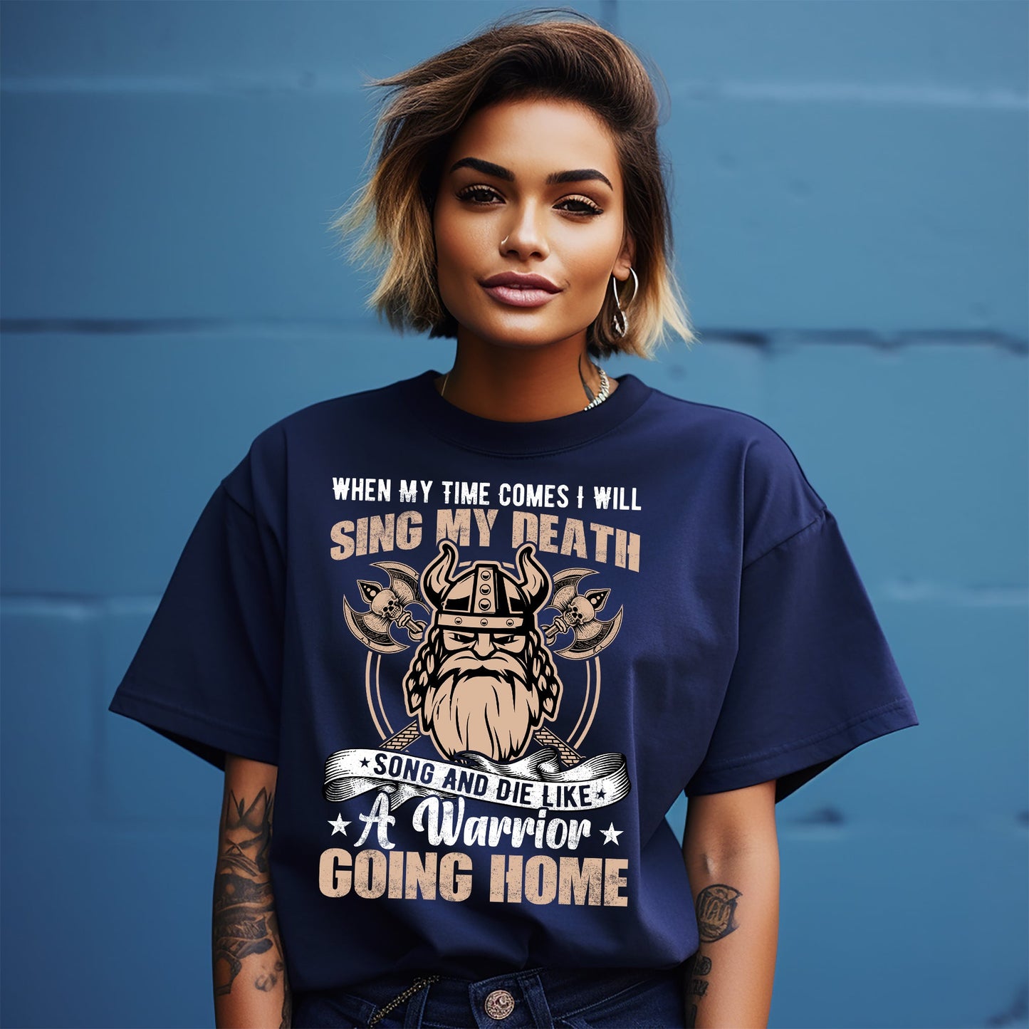Sing My Death Song Viking Funny T-Shirt