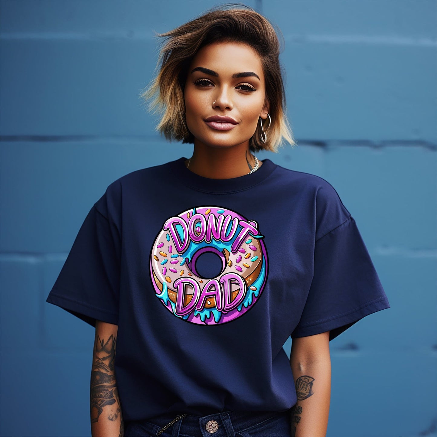 Donut Dad Funny TShirt for the