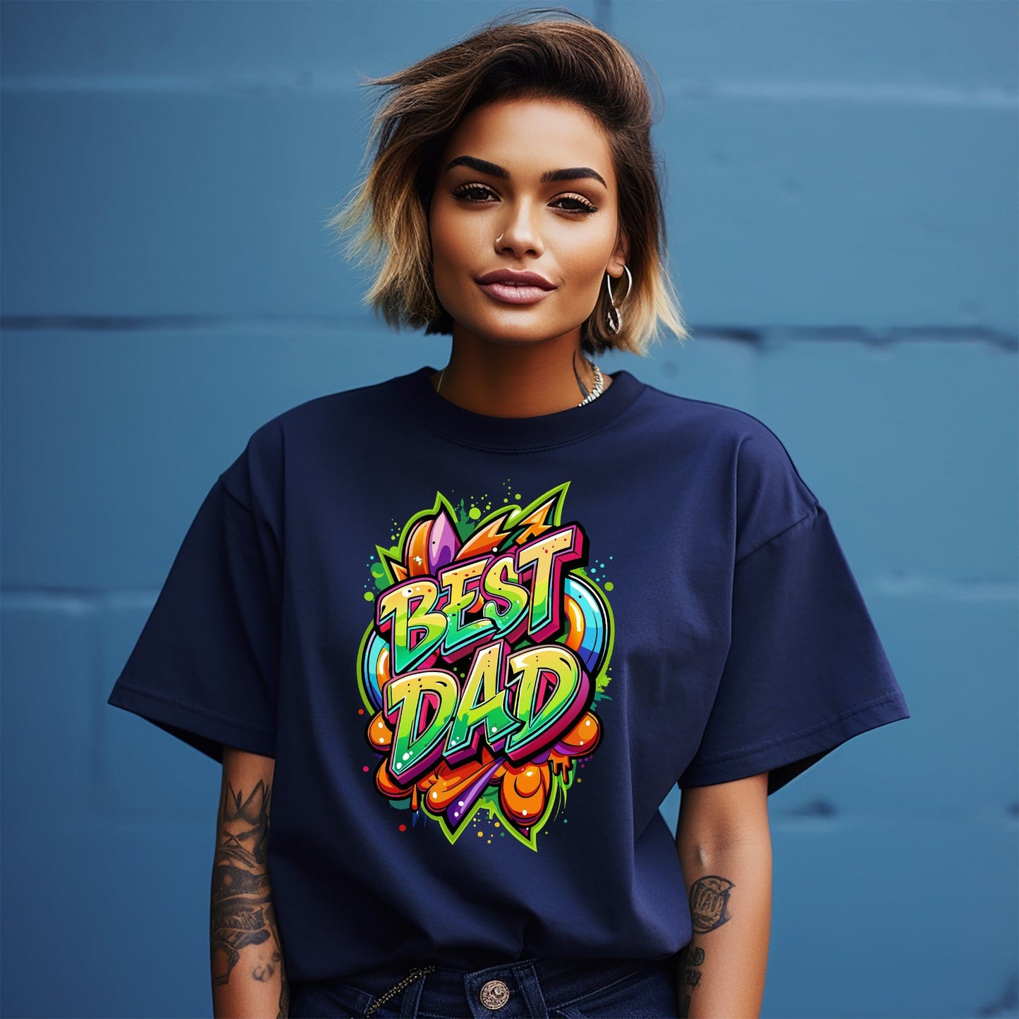 Best Dad Slime Funny TShirt for