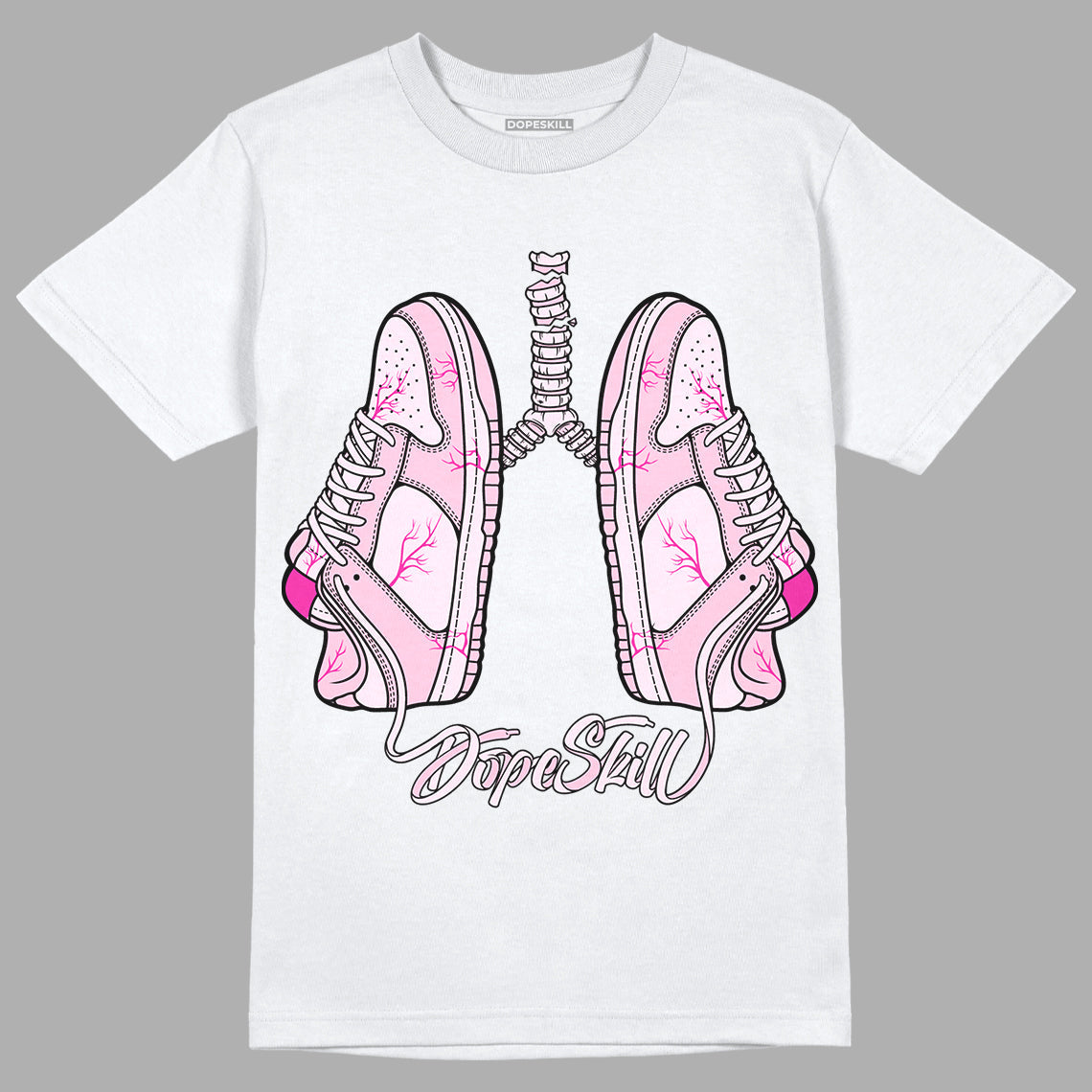 Triple Pink Dunk Low DopeSkill T-Shirt Breathe Graphic