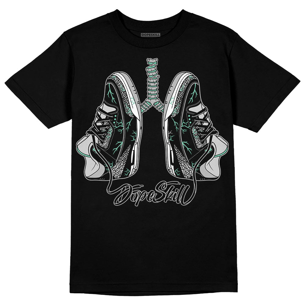 Green Glow 3s DopeSkill T-Shirt Breathe Graphic