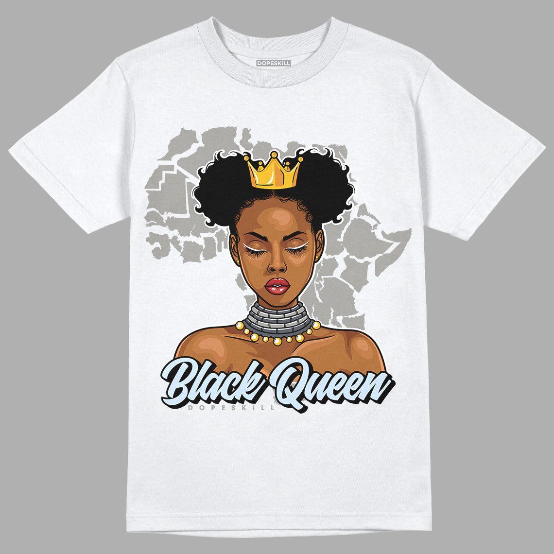 Cool Grey 6s DopeSkill T-Shirt Black Queen Graphic