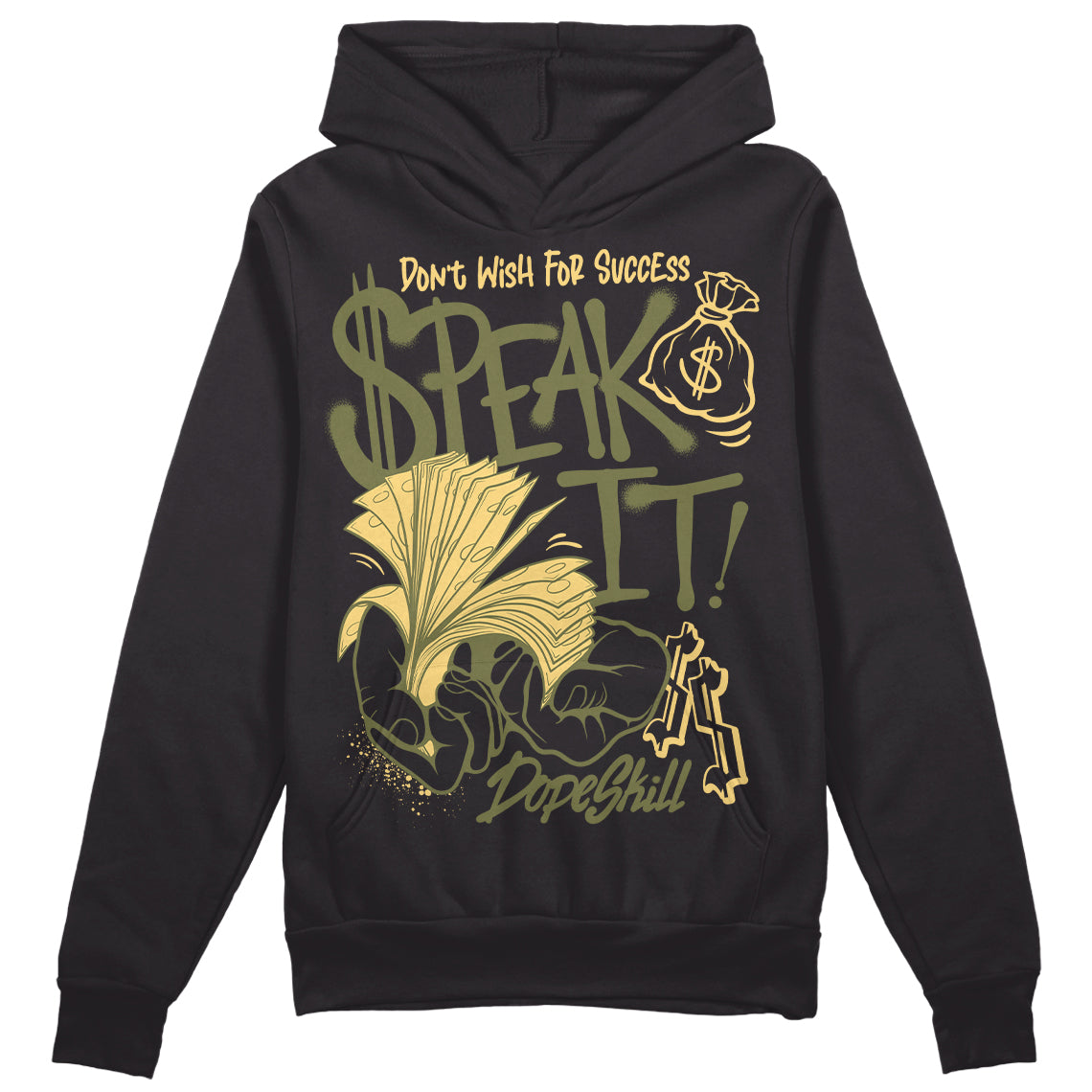 Craft Olive 4s DopeSkill Hoodie Sweatshirt Speak It Graphic