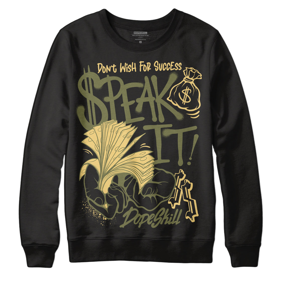 Craft Olive 4s DopeSkill Sweatshirt Speak It Graphic