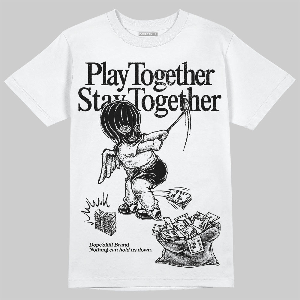Dunk Panda White Black DopeSkill T-Shirt Play together, Stay together Graphic