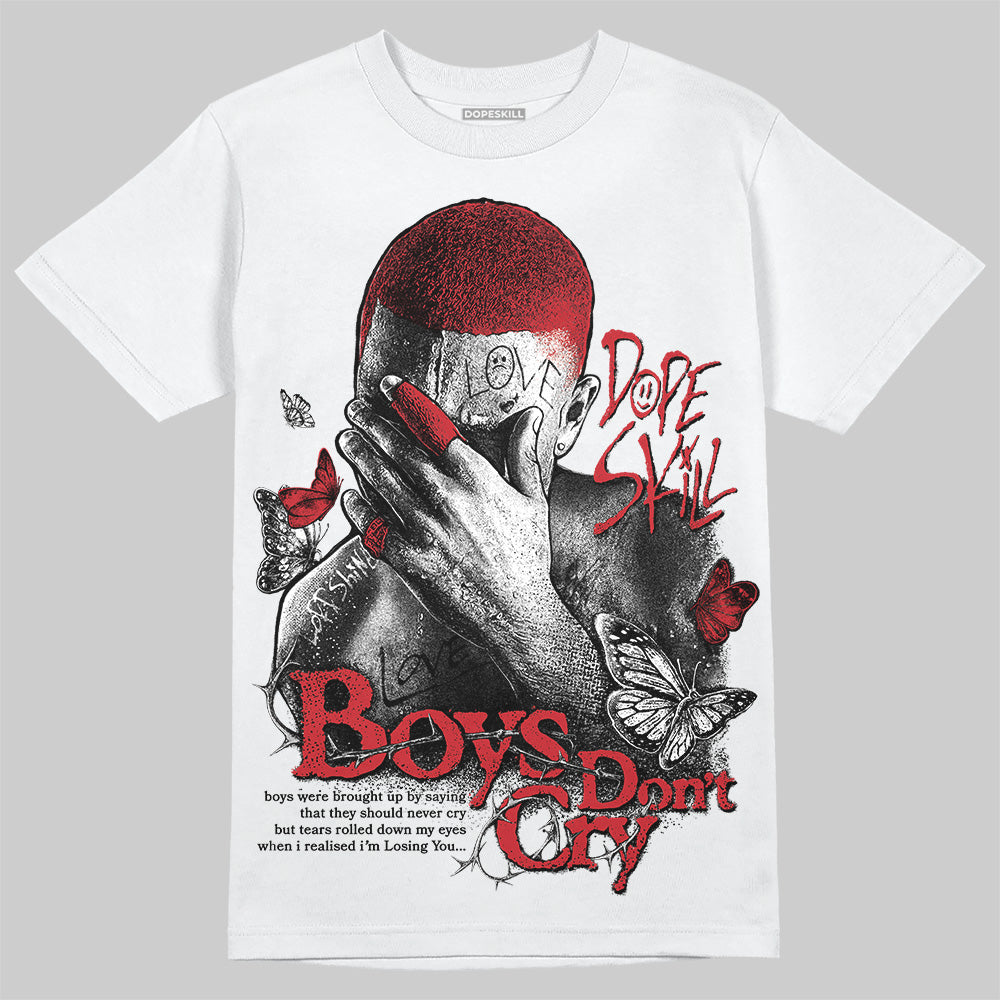 Bred 11s DopeSkill T-Shirt Boys Don't Cry Graphic