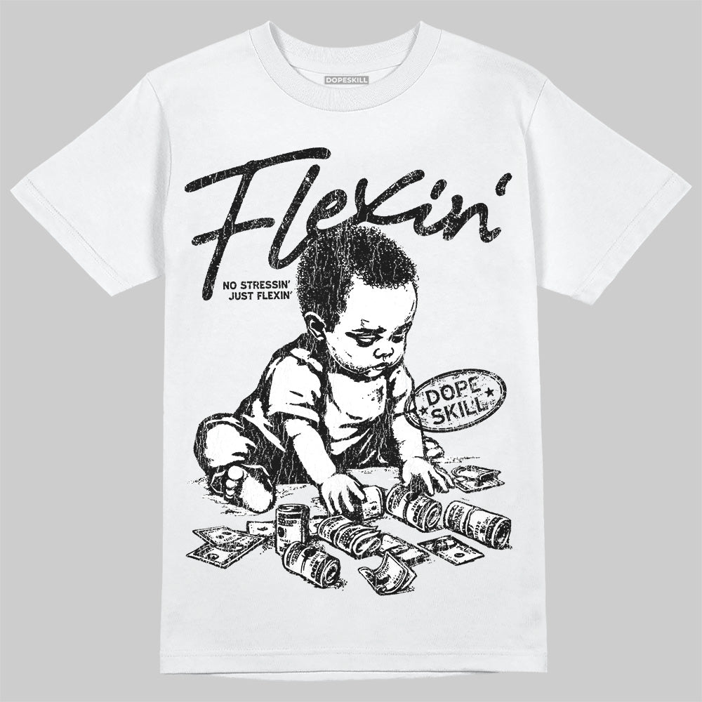 Dunk Panda White Black DopeSkill T-Shirt Flexin' Graphic