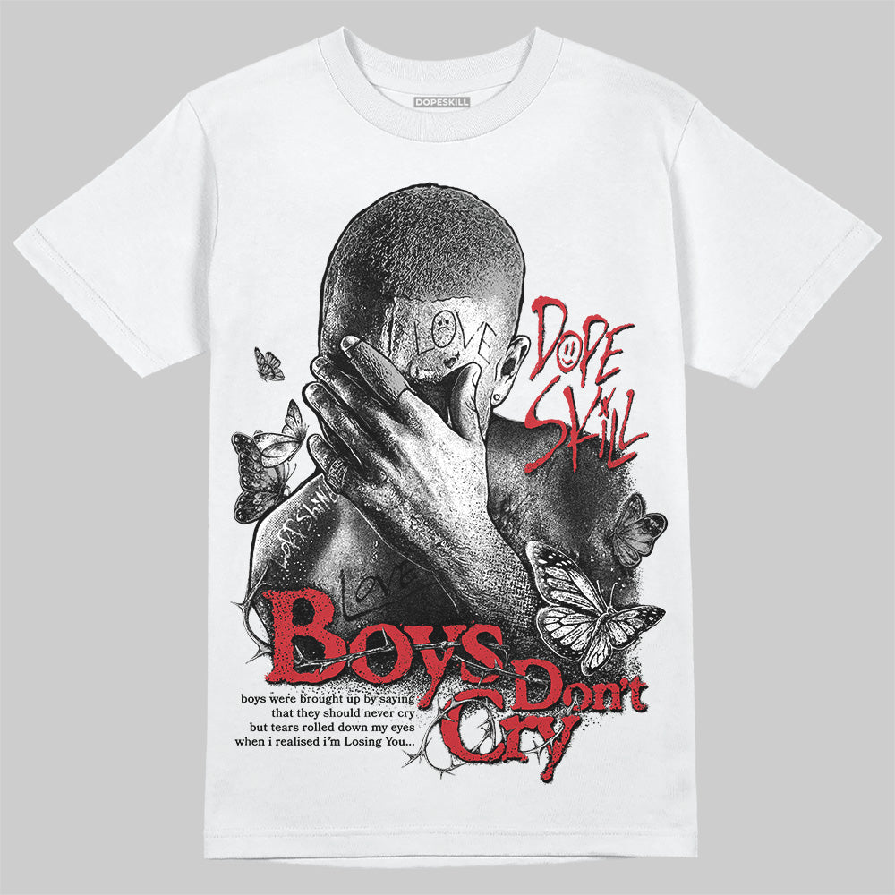 Bred Velvet 11s DopeSkill T-Shirt Boys Don't Cry Graphic