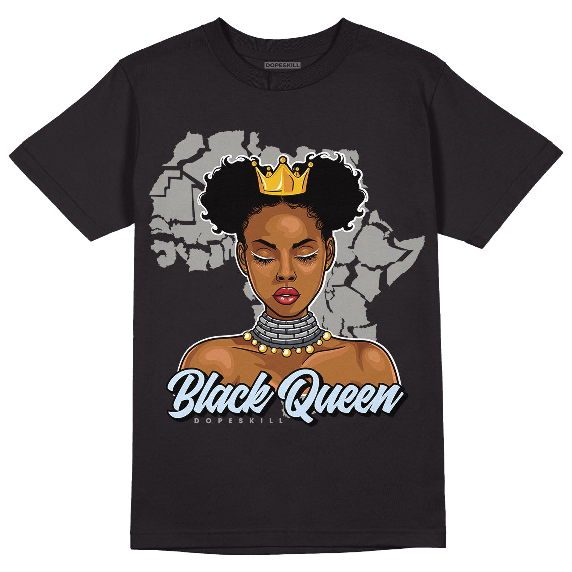 Cool Grey 6s DopeSkill T-Shirt Black Queen Graphic