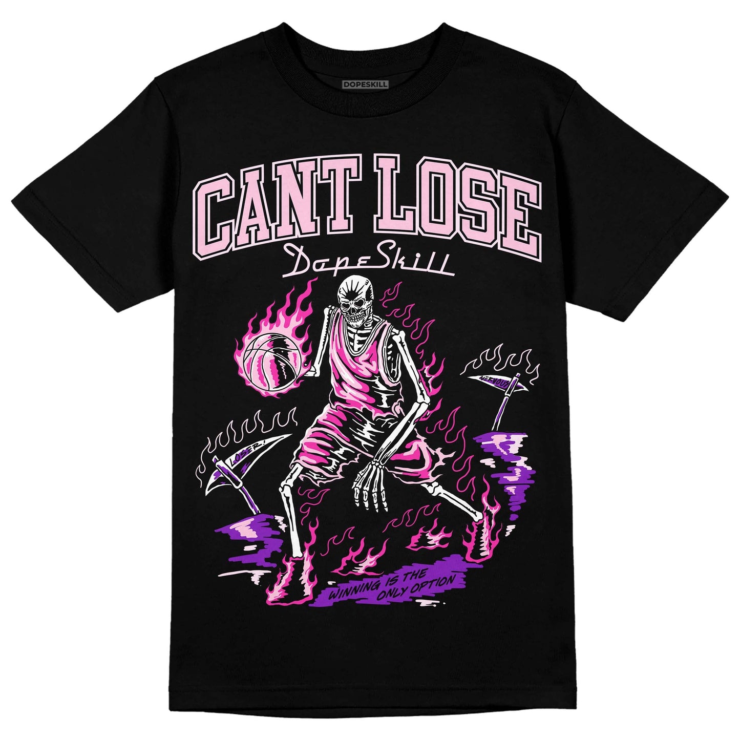 Triple Pink Dunk Low DopeSkill T-Shirt Cant Lose Graphic