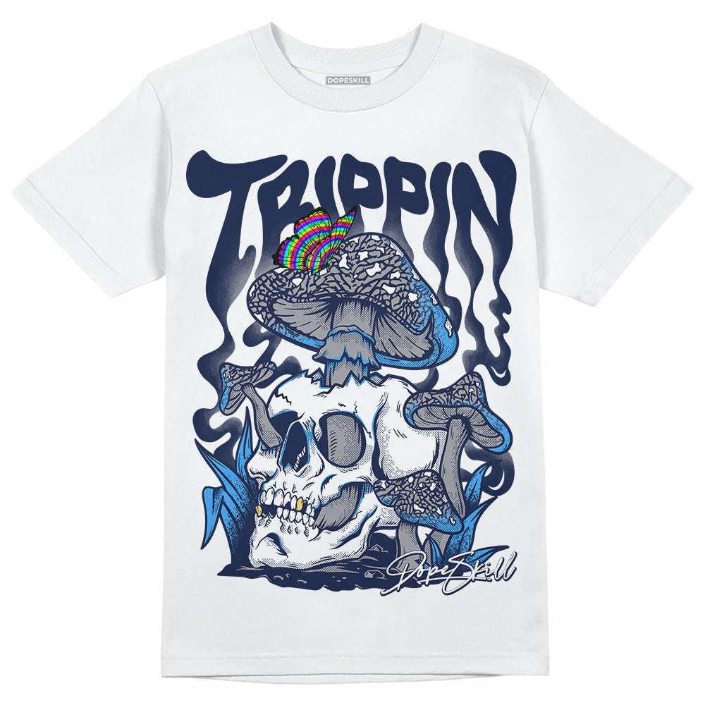 AJ Spizike White Obsidian DopeSkill T-Shirt Trippin Graphic