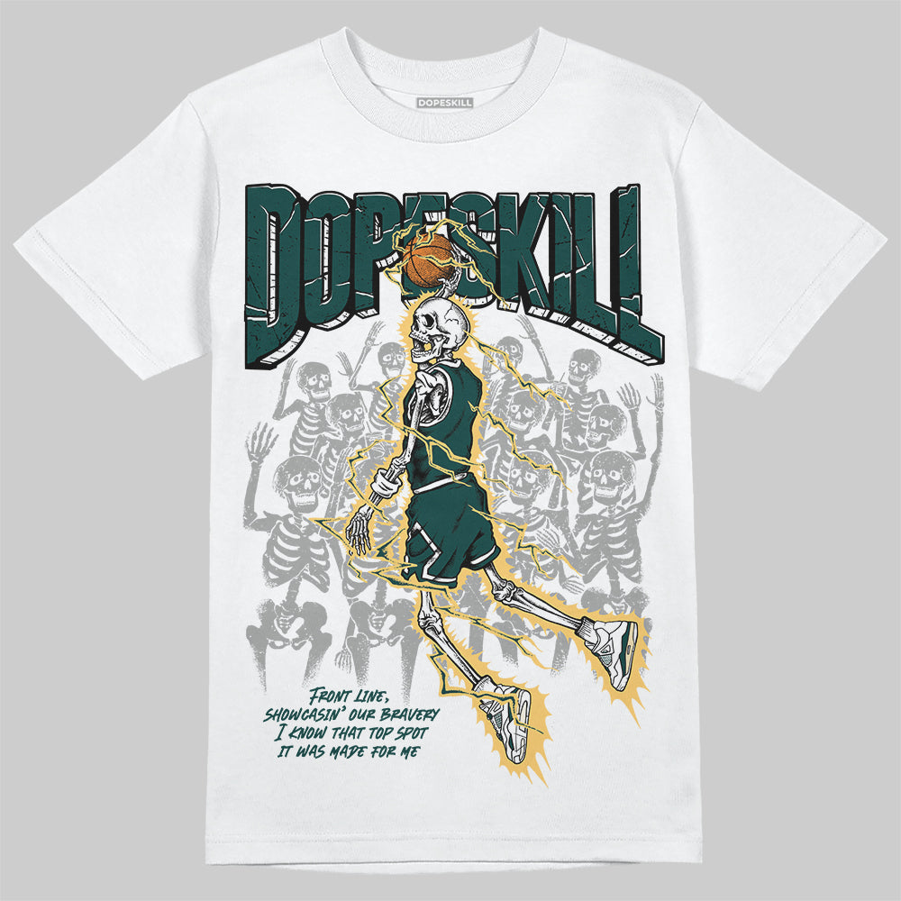 Oxidized Green 4s DopeSkill T-Shirt Thunder Dunk Graphic