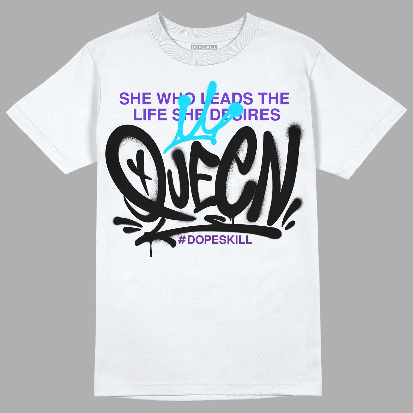Aqua 6s DopeSkill T-Shirt Queen Graphic
