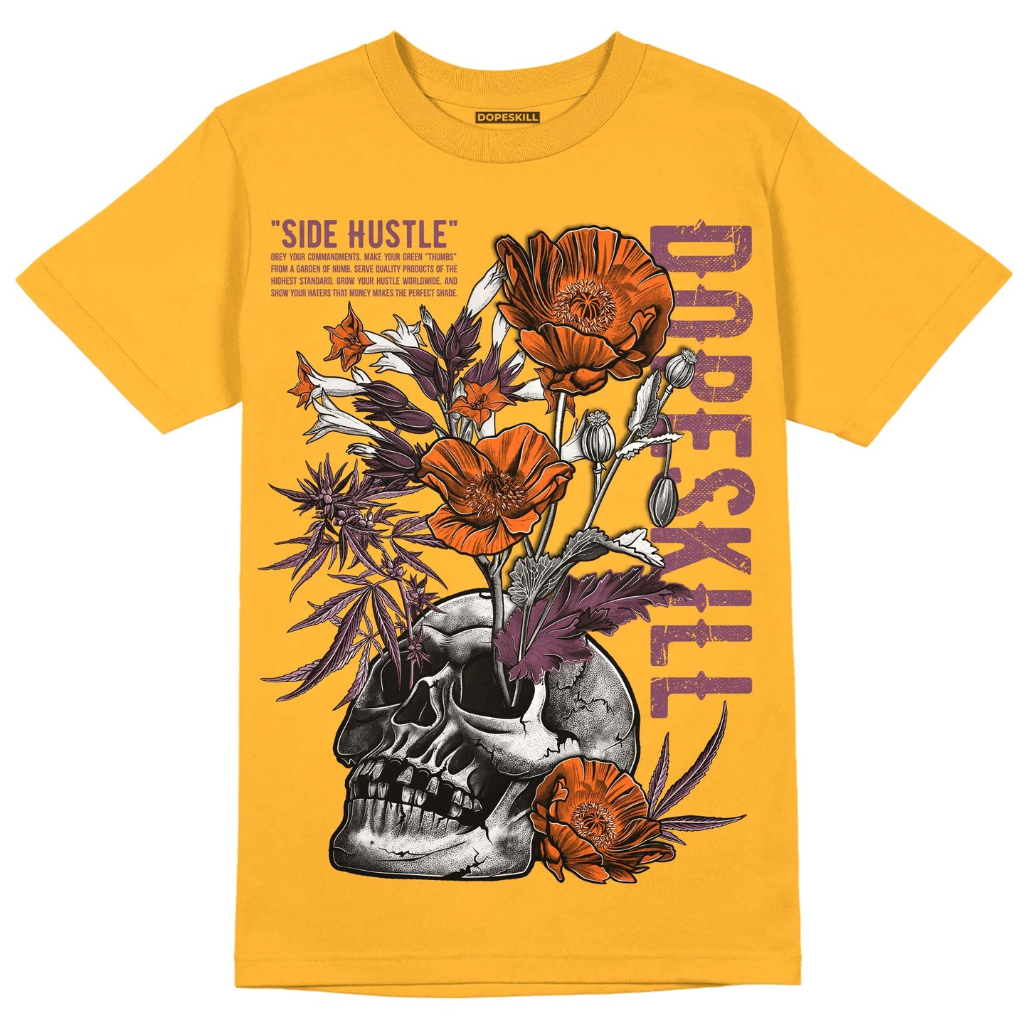 Brotherhood 1s High OG DopeSkill University Gold T-shirt Side Hustle Graphic