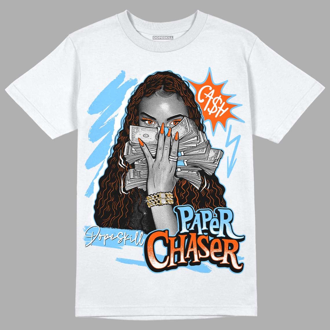 Dunk Low Futura University Blue DopeSkill T-Shirt NPC Graphic