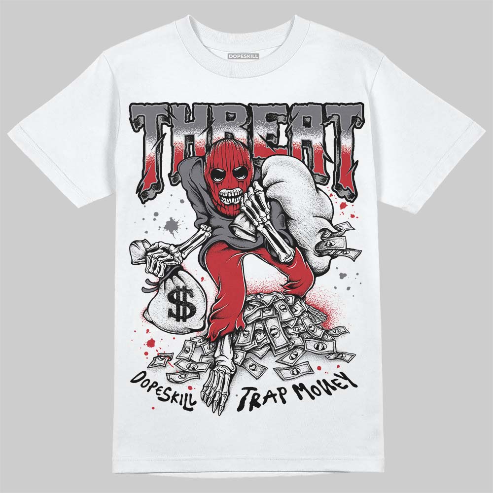 Cement Grey 3s DopeSkill T-Shirt Threat Graphic