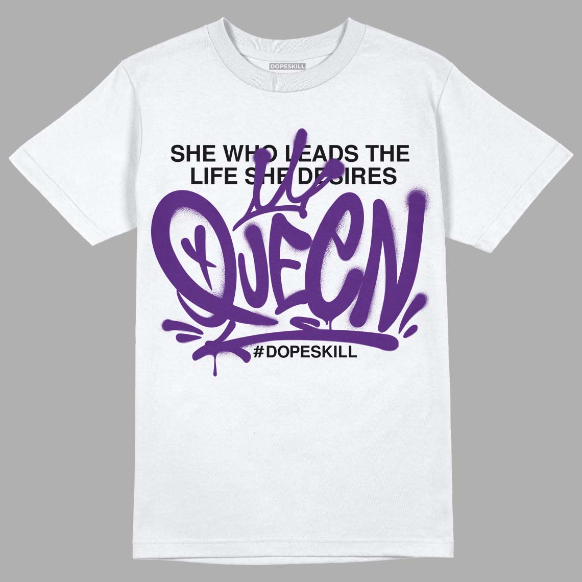 Field Purple 12s DopeSkill T-Shirt Queen Graphic