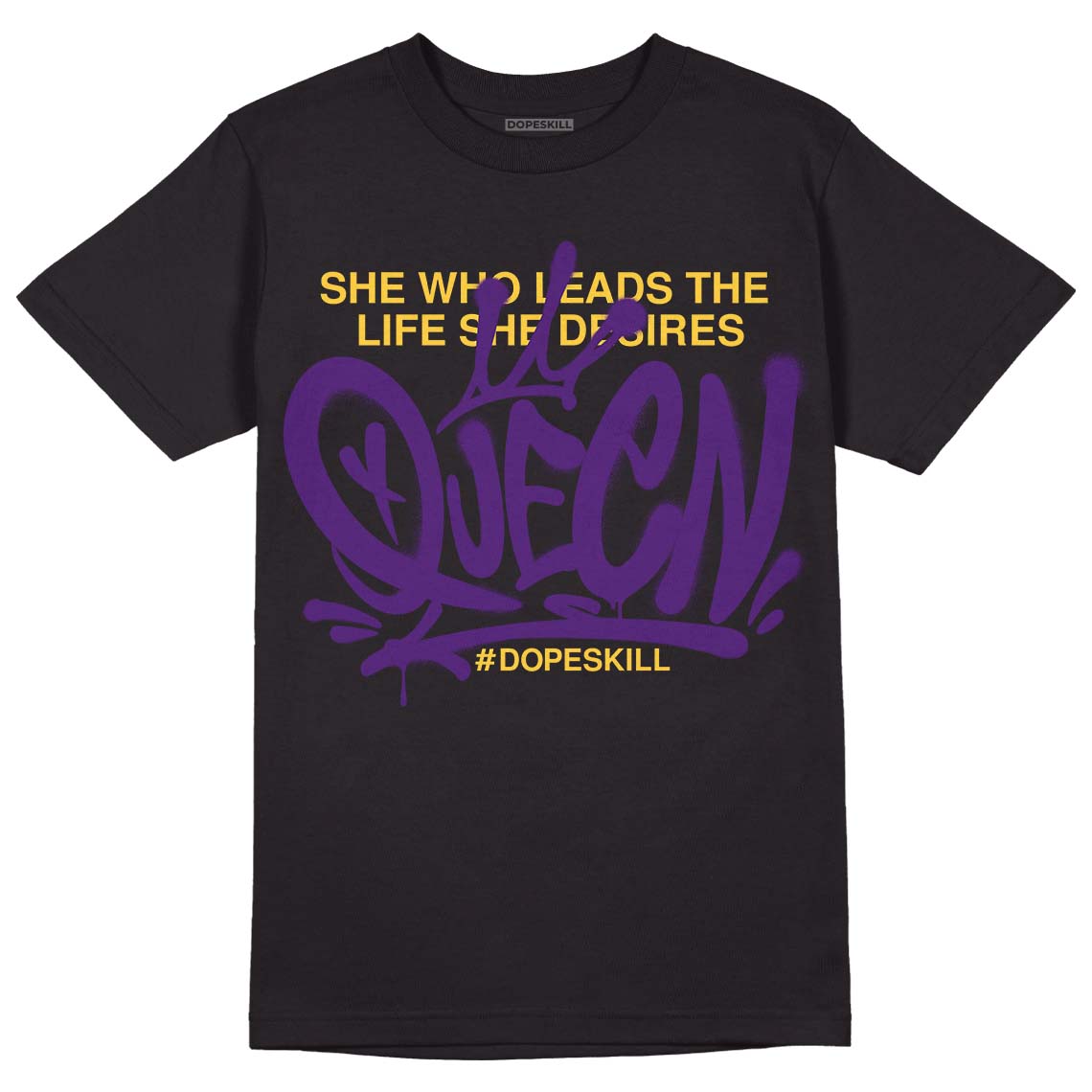 Field Purple 12s DopeSkill T-Shirt Queen Graphic