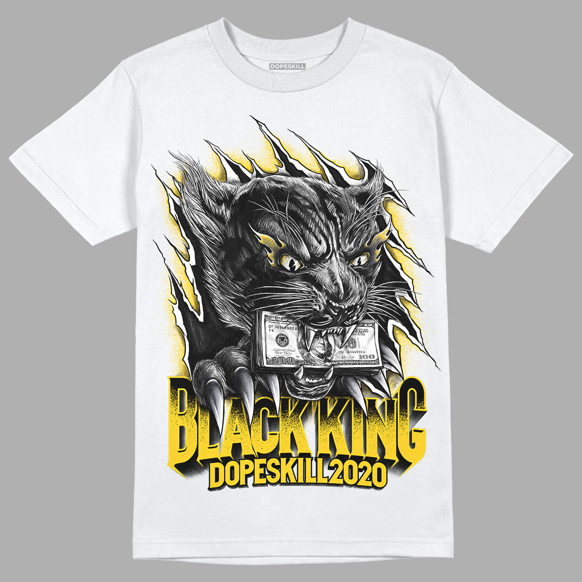 Lightning 4s DopeSkill T-Shirt Black King Graphic