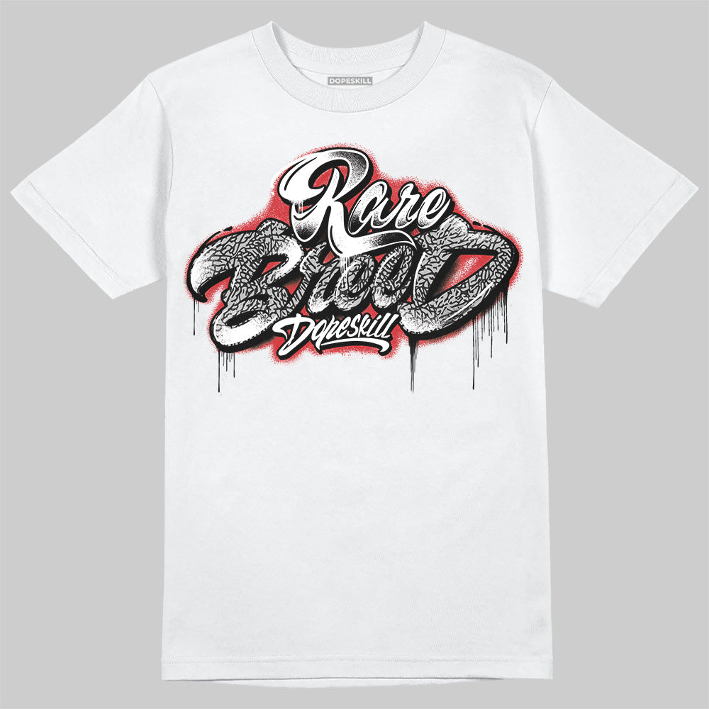 Black Cement 3s DopeSkill T-Shirt Rare Breed Type Graphic
