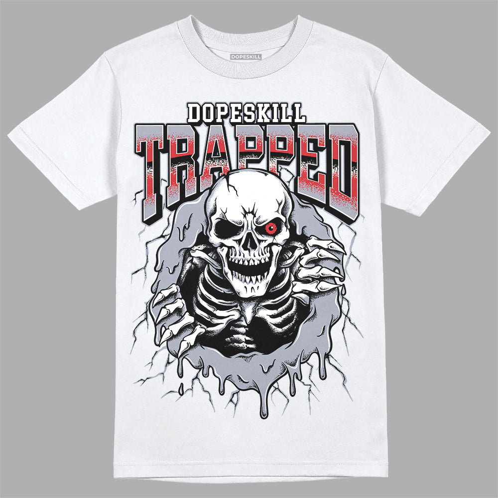 Bred Reimagined 4s DopeSkill T-Shirt Trapped Halloween Graphic