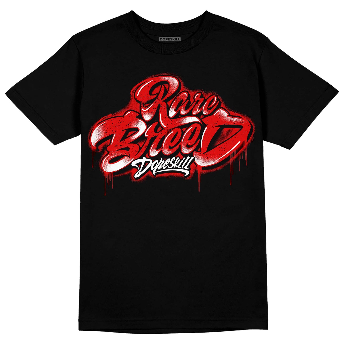 Red Cement 4S DopeSkill T-Shirt Rare Breed Type Graphic